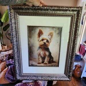 Large Ornate Silver Picture Frame